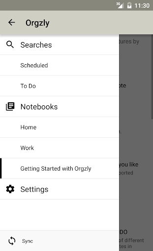 Orgzly: Notes To-Do Lists