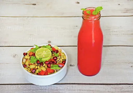 Sprout Bowl + Watermelon Juice