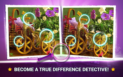 Find the Difference Flowers – Spot the Differences
