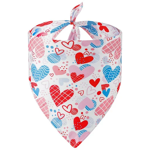 Pet Bandanas Washable Dog Triangle Scarf Adjustable Cat Collar Cute Puppy Neckerchief Kitten Scarf Pet Chihuahua Dog Acc