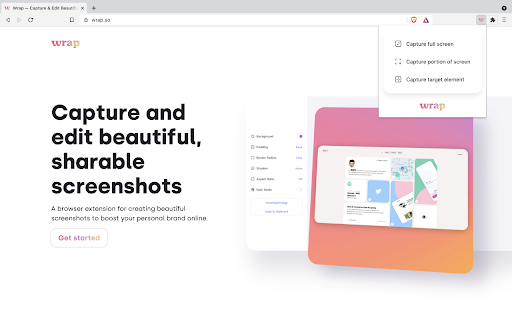 Wrap · Screenshot Capture & Editor