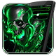 Green Fire Skull Theme Download on Windows