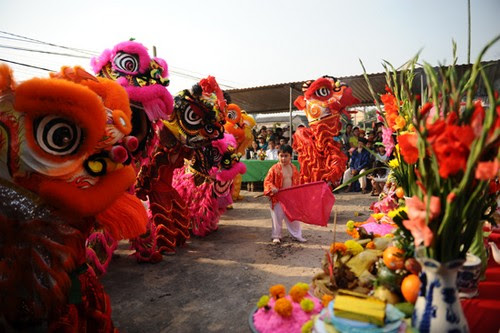 Làng rau Trà Quế tưng bừng lễ hội cầu bông 4