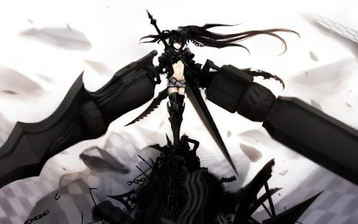 Black Rock Shooter Desktop Wallpaper Image An