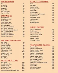 The Maratha Hotel menu 4