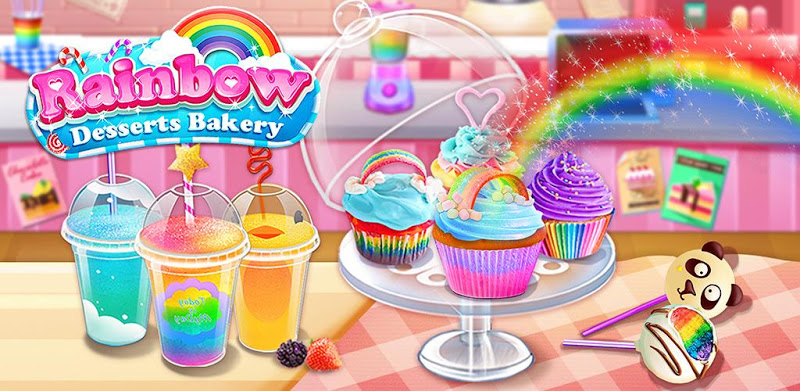 Rainbow Desserts Bakery Party