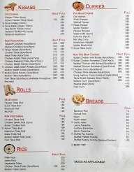 Kebabs & Curries menu 2