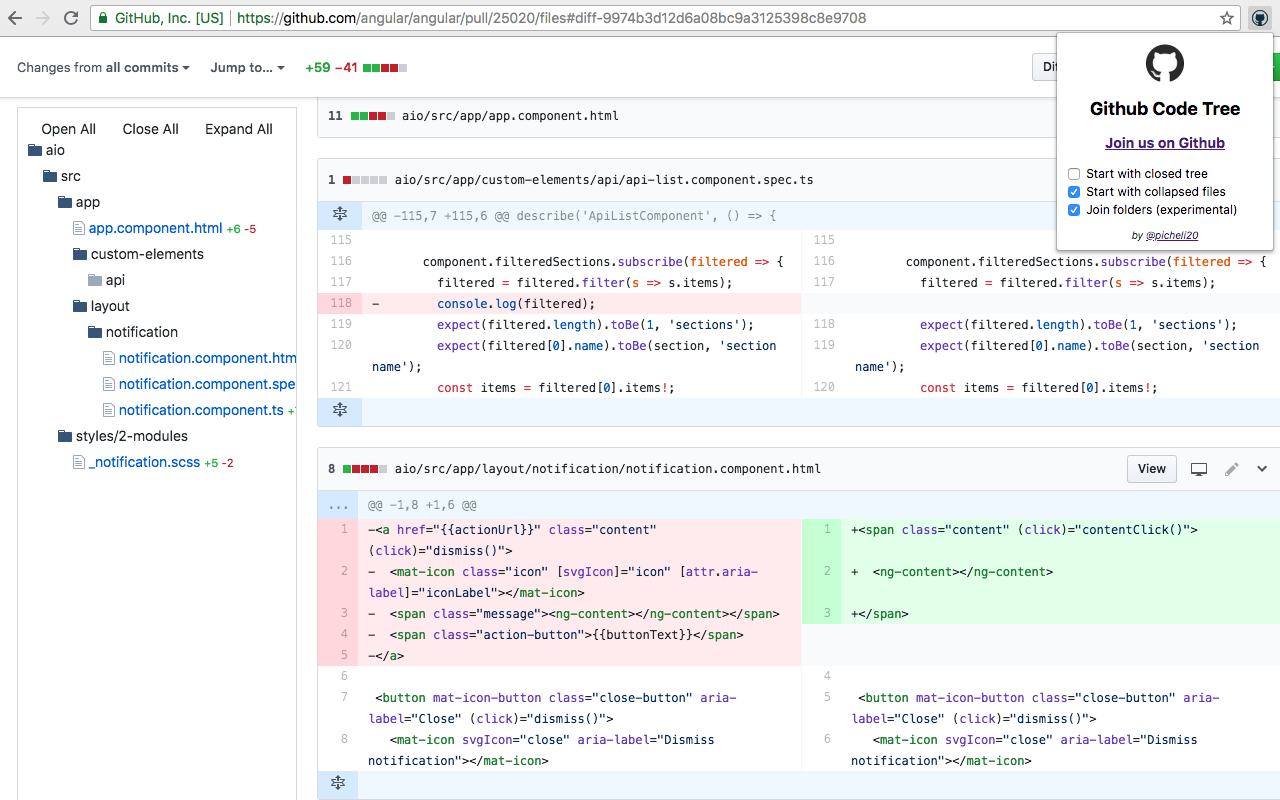 Tree Explorer for Github Preview image 3