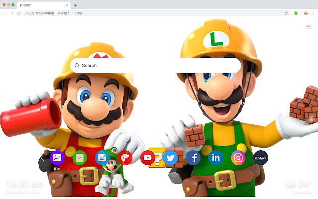 SuperMarioMaker2 HD Wallpapers New Tab Themes