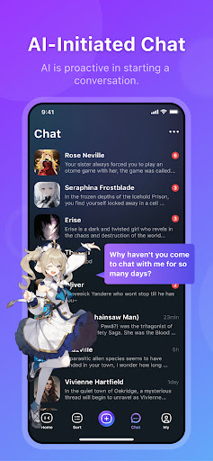 Screenshot HiWaifu: AI Friend & Waifu Hub