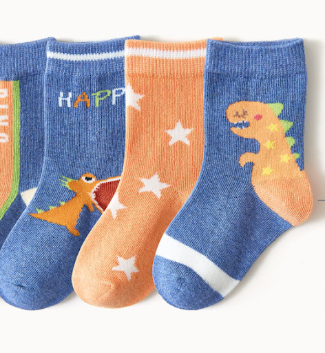 Title 1, Fashion New Dark Boys Five-pointed Star Dinosau...