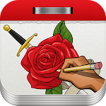 Cover Image of Herunterladen How to Draw Tattoos 1.0 APK