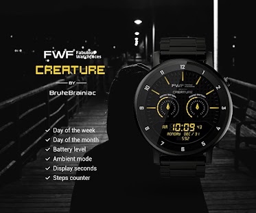 Creature Digital Watch Face 1.0.0 APK + Mod (المال غير محدود) إلى عن على ذكري المظهر