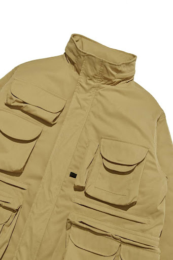 Title 9, Multi Pocket Functional Work Coat Loose Warm St...