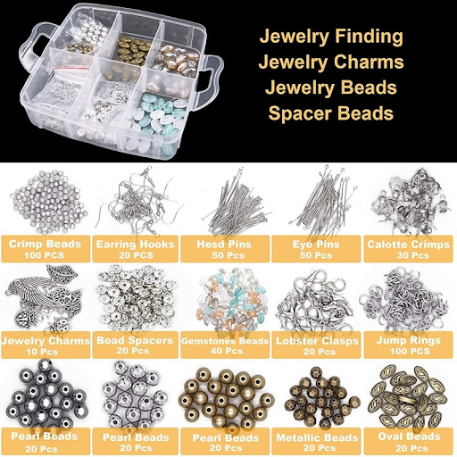 Title 6, Create sparkling jewelry with 1171 crystal bead...