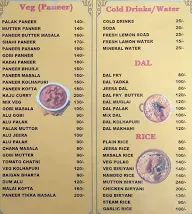 Pahelwan Family Restaurant & Dhaba menu 1