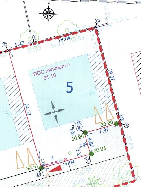 Vente terrain  468 m² à Surzur (56450), 206 000 €