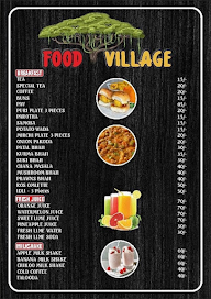 Food Village menu 1
