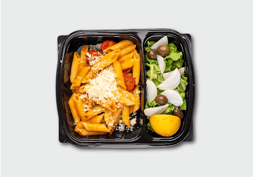 Penne Pomodorini Dhe Sallatë Jeshile-Nice N' Easy-Tirana-Baboon Delivery