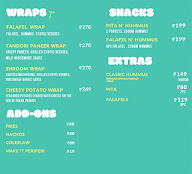 The Grove Wraps menu 1