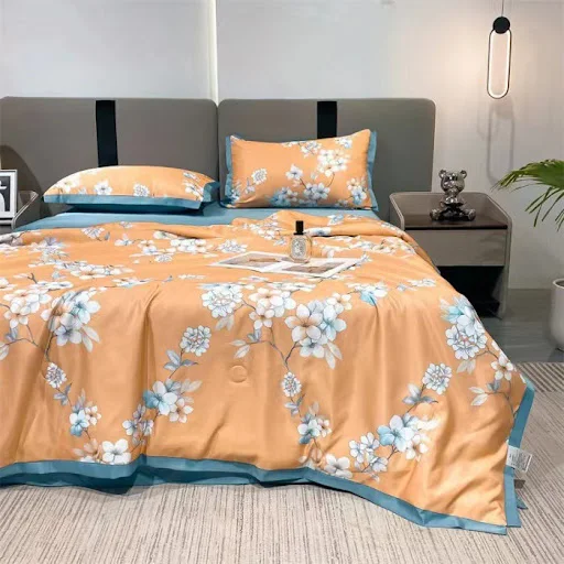 Bộ chăn ga Lụa Satin 180x200x20cm (4 món) Rio House 18F4LTH024