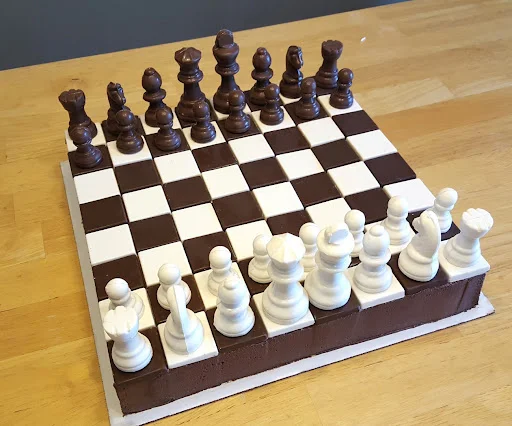 Chess Piece Cake