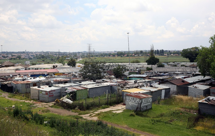 Poor living conditions at Nancefield Hostel in Soweto.