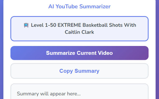 Youtube AI Summarizer