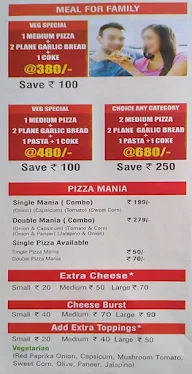 The Royal Pizza King menu 3