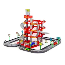 Bộ đồ chơi mô hình bãi đỗ xe 4 tầng - POLESIE Toys - Hàng Nhập Khẩu Chính Hãng Từ Châu Âu, An Toàn, Chất Lượng Cao -44723-PLS