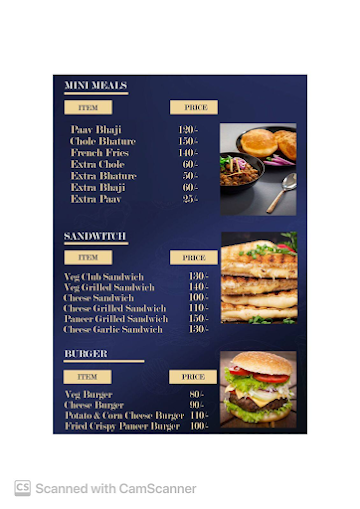 Jharokha Multi Cuisine Restaurant menu 