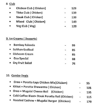 Olive Street Food Cafe menu 1