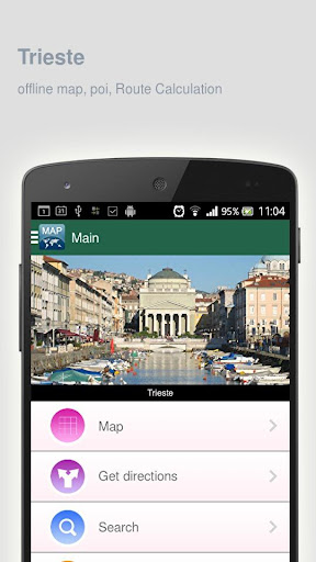 Trieste Map offline