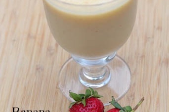 Banana, Strawberry, Peach Smoothie