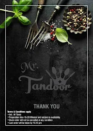 Mr. Tandoor menu 8