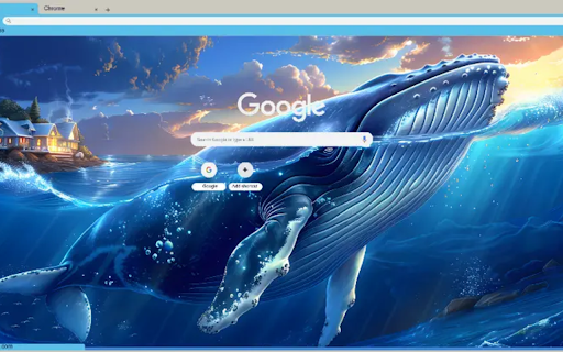 beautiful whale digital art screenshot 1