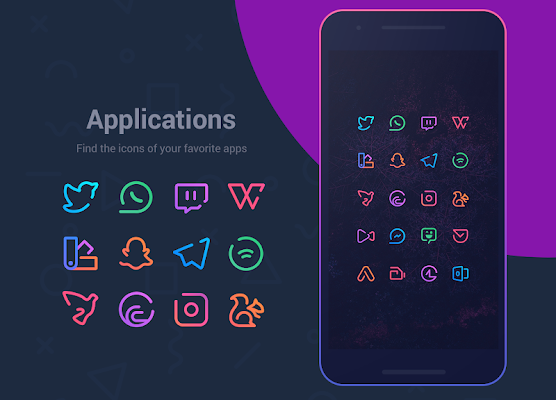 Linebit - Icon Pack Screenshot Image