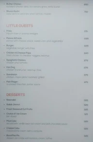 Colony - The Raintree menu 2