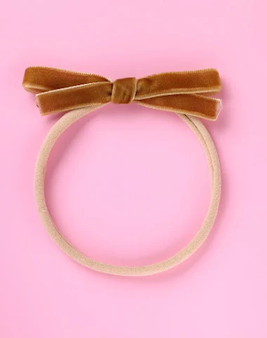 Laço de cabelo de nylon com flanela - 0