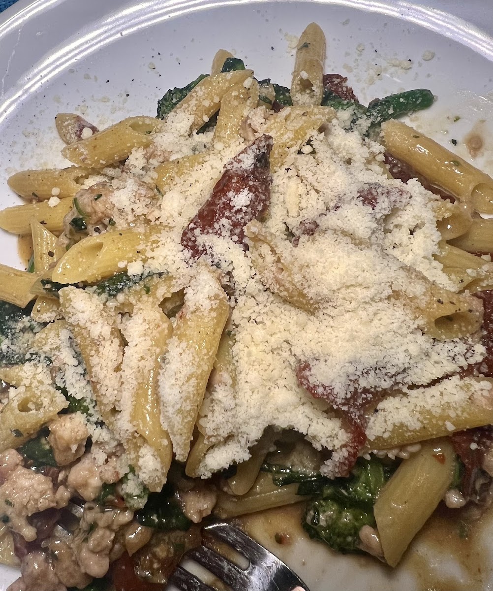 GF pasta dish