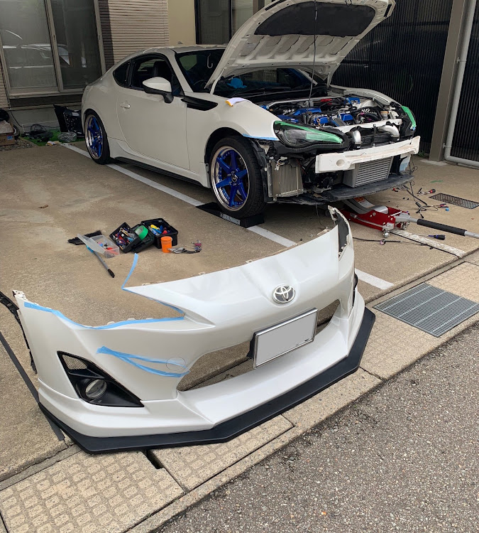 86の86・フロントバンパー交換・仕様変更準備・仕様変更予定・DIYに関するカスタム事例の投稿画像1枚目