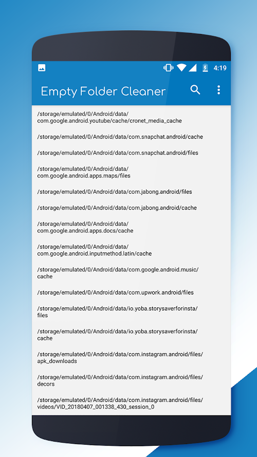 Screenshot 3 Empty Folder Cleaner 1.1.0 APK PAID