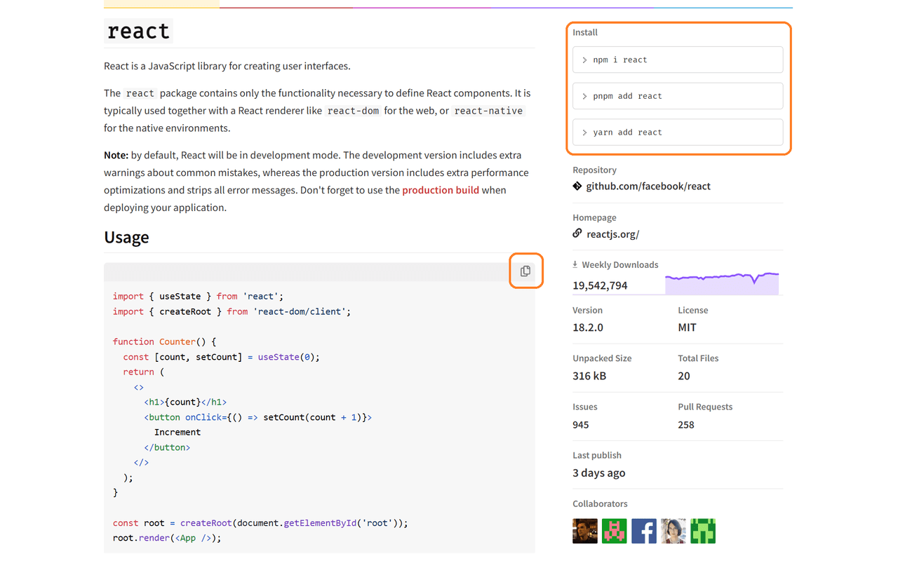 Enhanced NpmJs Preview image 0