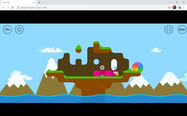 Snake Falls Adventure Game chrome extension