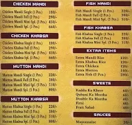 Mataam Al Hind menu 2