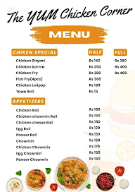 Raju Chicken Corner menu 1