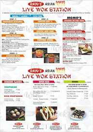 Raju’s kitchen menu 1