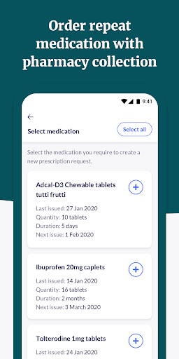 Screenshot Patient Access