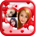 Cover Image of Télécharger Pink Love Valentine Collage 1.1 APK