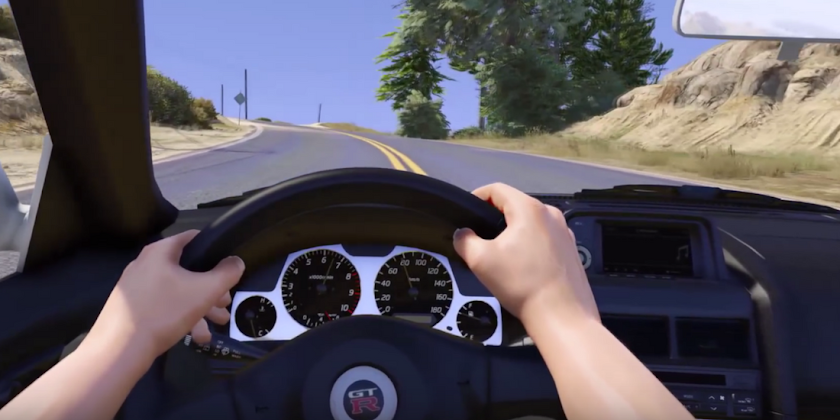 Skyline Driving GT-R Simulator Screen 2